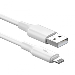 Data kabl KONFULON DL48, 2.4A, USB na iPhone lightning beli 1m - Img 1