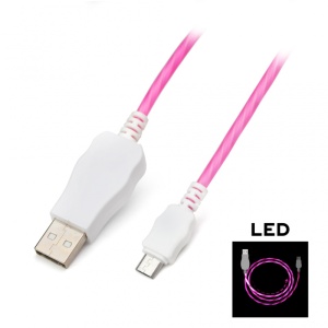 Data kabl KUCIPA K220 micro USB 1m pink - Img 1