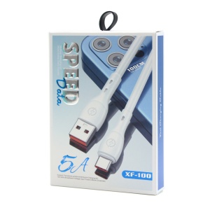 Data kabl micro USB XF-100 5A 1m beli - Img 1