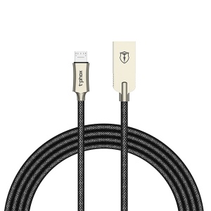 Data kabl T-phox Zinc Holly micro USB 2.4A zlatno-crni 1.2m - Img 4