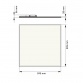 DAWN LED PANEL HN-PL6060 36W 4000K (4320lm) BACKLIGHT IP65 - Img 3