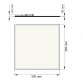DAWN LED PANEL HN-PL6060 40W 4000K (4000lm) BACKLIGHT IP65 - Img 3