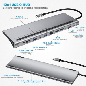 Docking station Type C JWD-12u1 - Img 2