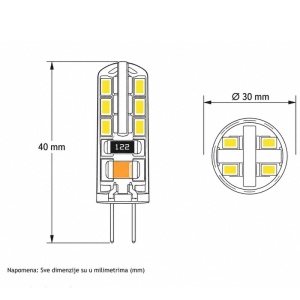 LED SIJALICA G4 (LUNA 118/121) - Img 2