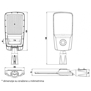 LED ULICNA SVETILJKA RX-H 100W 4000K - Img 4