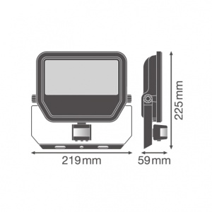 LEDVANCE LED REFLEKTOR S 50W/4000K SENZOR BK - Img 2