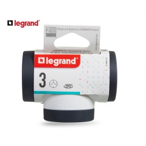 LG 694521 ADAPTER ROTIRAJUCI 3X2P+E (BELA/T.SIVA) - Img 1