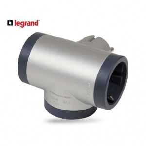 LG 694523 ADAPTER BOCNO 3X2P+E (ALU/T.SIVA) - Img 1