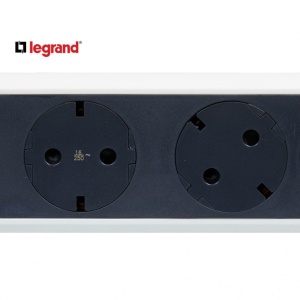 LG 694536 PRODUZNI BLOK 4X2P+E 3M (BELA/T.SIVA) - Img 1