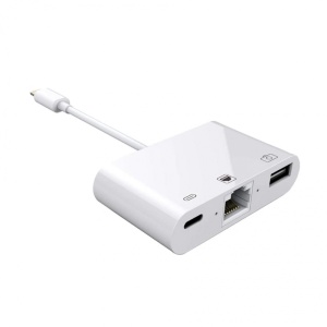 Lightning na Gb LAN 3u1 kamera adapter - Img 1
