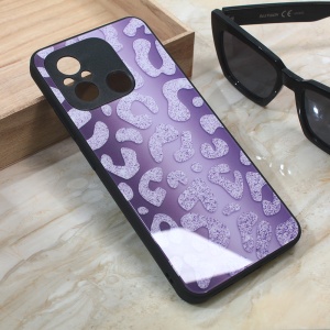 Maska Shiny glass za Xiaomi Redmi 12C ljubicasta