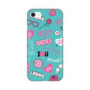 Maska Silikonska Print za iPhone 7/8/SE 2020/2022 Love