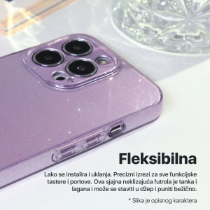 Maska Sparkle Dust za Xiaomi Redmi Note 12 5G (EU) transparent - Img 4