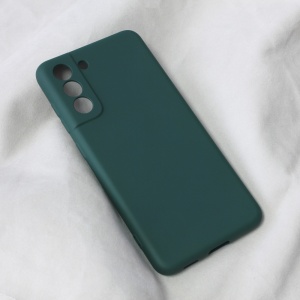 Maska Teracell Soft Velvet za Samsung G990 Galaxy S21 FE tamno zelena