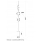 Monari 22 podna lampa 45W 3000K