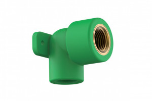 PP-R KOLENO SA UŠICAMA UN 20x1/2"
