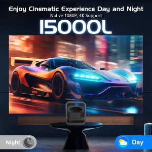 Projektor Zeus Z-SAB HD 1280x720/LED LCD/5500LUM(230ANSI)/DuaWiFi/mirac/BT/HDMI/USB/AV/zvu/crni - Img 2
