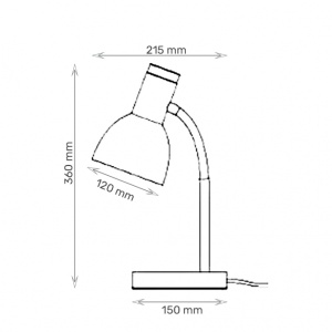 RL STONA LAMPA HN2594-3280 BEIGE 3280 + BLACK + WHITE - Img 2