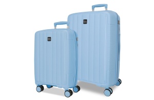 ROLL ROAD ACADIA set kofera 2/1 - sky blue