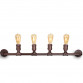 RUSTIK 29 ZIDNA LAMPA W0021-4 4*E27 cupreous - Img 3