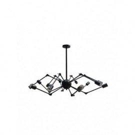 RUSTIK 82 LUSTER 12*E27 BLACK - Img 4