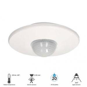 SENZOR POKRETA ST05K 360C IP20 BELI