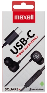 Slusalice Maxell MXSSQB MP3 USB-C crne