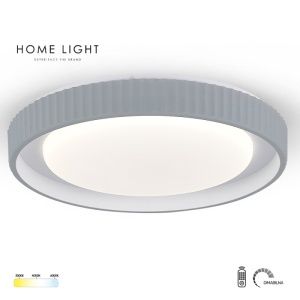 SOLEA 114 PLAFONSKA SVETILJKA 24/48W CCT BELA/SIVA DIM
