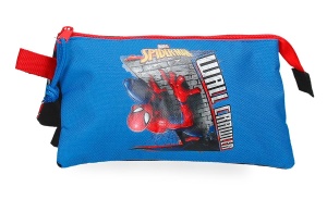 SPIDERMAN WALL CRAWLER prazna pernica sa 3 pregrade