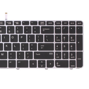 Tastatura za laptop HP 850 G3 mali enter sivi frame - Img 2