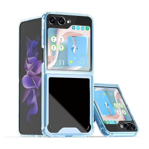 Torbica Clear TPU za Samsung F731B Galaxy Z Flip 5 5G plava - Img 1