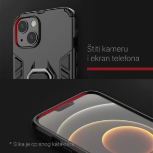 Torbica Cube Ring za iPhone 14 Plus 6.7 crna - Img 3