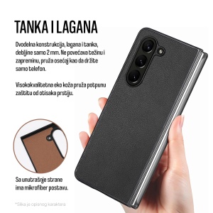 Torbica Folding Case za Samsung F956B Galaxy Z Fold 6 5G crna - Img 4