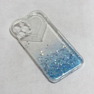 Torbica Heart Glitter za iPhone 12 Pro Max 6.7 plava - Img 1