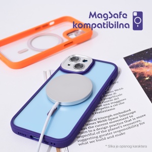 Torbica Magsafe shining za iPhone 15 Pro Max 6.7 siva - Img 3