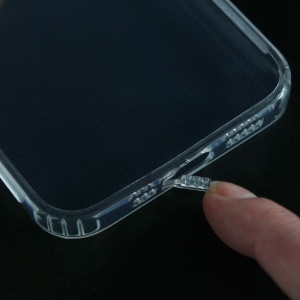 Torbica silikonska Ultra Thin with pluggy za iPhone 14 Plus 6.7 transparent - Img 2