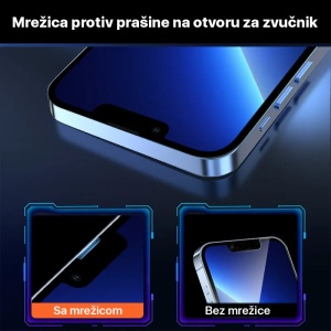 Zastitno Staklo Tempered glass 2.5D dust free Box za iPhone XR/11 6.1 crni - Img 4