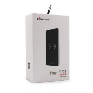 Беспроводное зарядное устройство YJ-Tech YJ-C15 8000 мАч 5 В/1 А, черное - Img 4