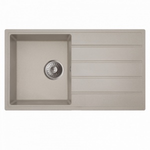 Гранитная мойка MILO METRO 76x44 Pure sand с сифоном - Img 2
