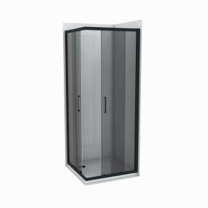 Душевая кабина COPEN ATLAS BLACK 80x80x195см стекло 6мм тонированное стекло