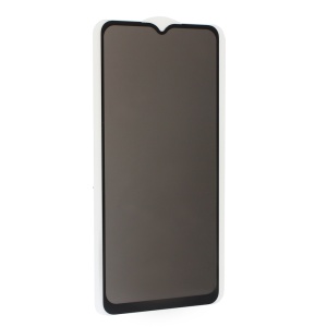 Защитное закаленное стекло Privacy 2.5D с полной клеевой основой для Samsung A025G/A037G Galaxy A02s/A03s (EU) черное - Img 2