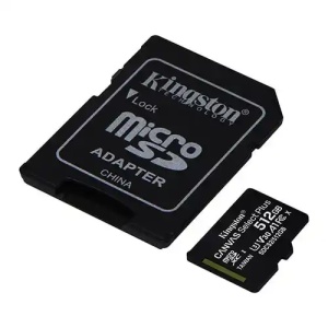 Карта Micro SD 512 ГБ Kingston + адаптер Class 10 SDCS2/512 ГБ