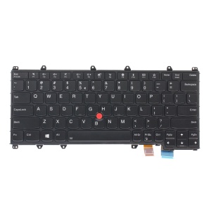 Клавиатура для ноутбука Lenovo ThinkPad X380 Yoga черная рамка