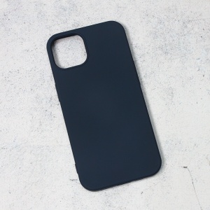 Нано-силиконовый чехол для iPhone 13 6.1 темно-синий