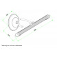 Vesta 499 zidna lampa LED 8W 3000K
