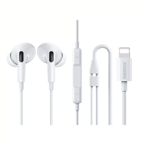 Наушники iPhone REMAX RM-533 белые - Img 2