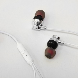 Наушники Oxpower HM15 3,5 мм серебристые - Img 3