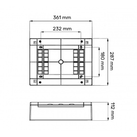 РАСПРЕДЕЛИТЕЛЬНАЯ ПАНЕЛЬ ETI 24 N/Z (ECT24PT) - Img 3
