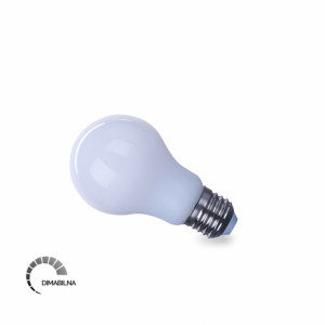 Светодиодная лампа накаливания DIM A60 8W E27 2700K 1055lm OPAL