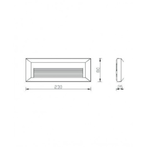 Zidna LED svetiljka JM-8006 2W